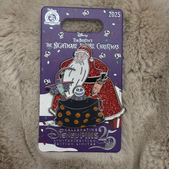 Disney Parks 2025 The Nightmare Before Christmas Pin Shock, Lock, & Barrel - Picture 1 of 1